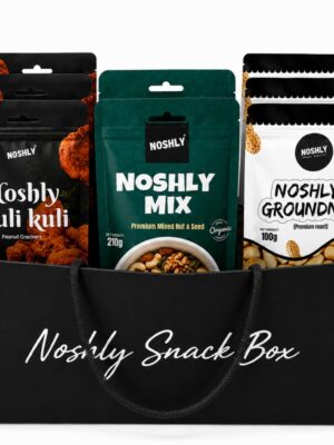 Noshly Snack Box - (3 Kuli Kuli, 2 Mixed Nuts, 3 Groundnuts)